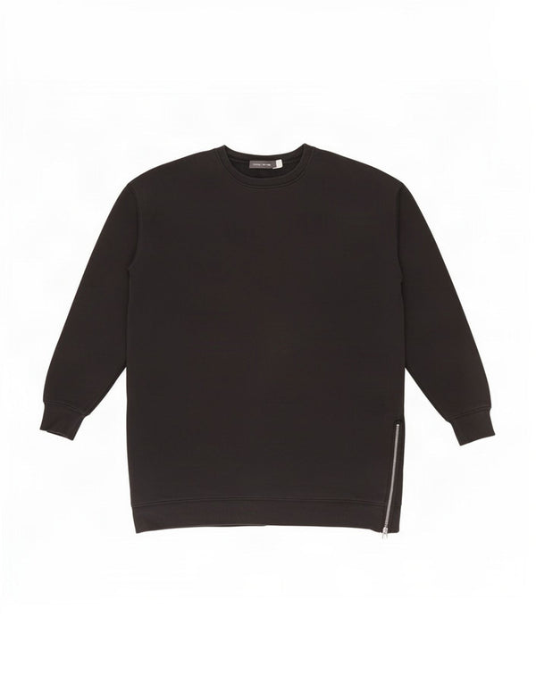 MINT VELVET Damen Sweatshirt Pullover UK 14 Mittelschwarze Baumwolle