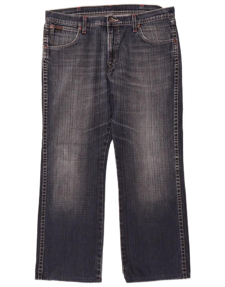 Wrangler Herren Roxboro Straight Jeans W36 L30 Blaue Baumwolle