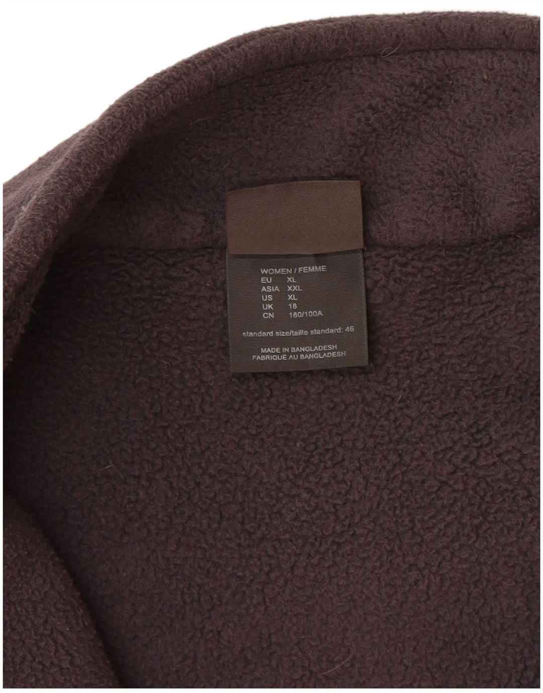 JACK WOLFSKIN Damen Fleecejacke UK 18 XL Grau Polyester