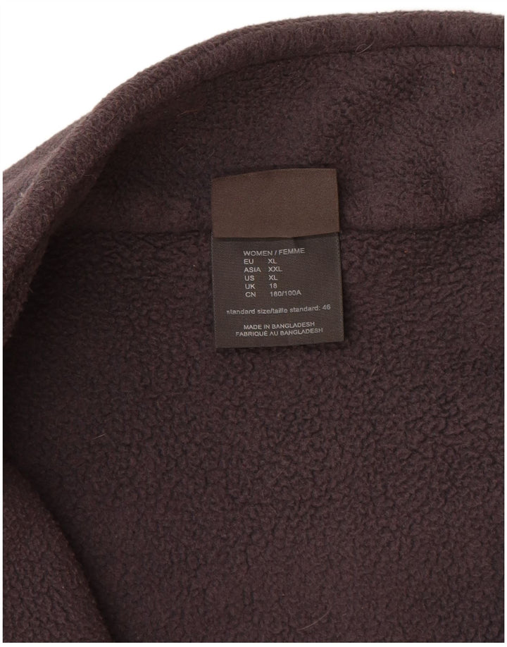 JACK WOLFSKIN Damen Fleecejacke UK 18 XL Grau Polyester