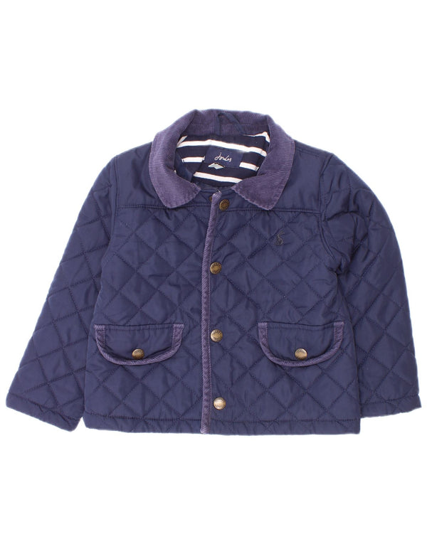 Joules Steppjacke für Jungen, 2–3 Jahre, marineblaues Polyester