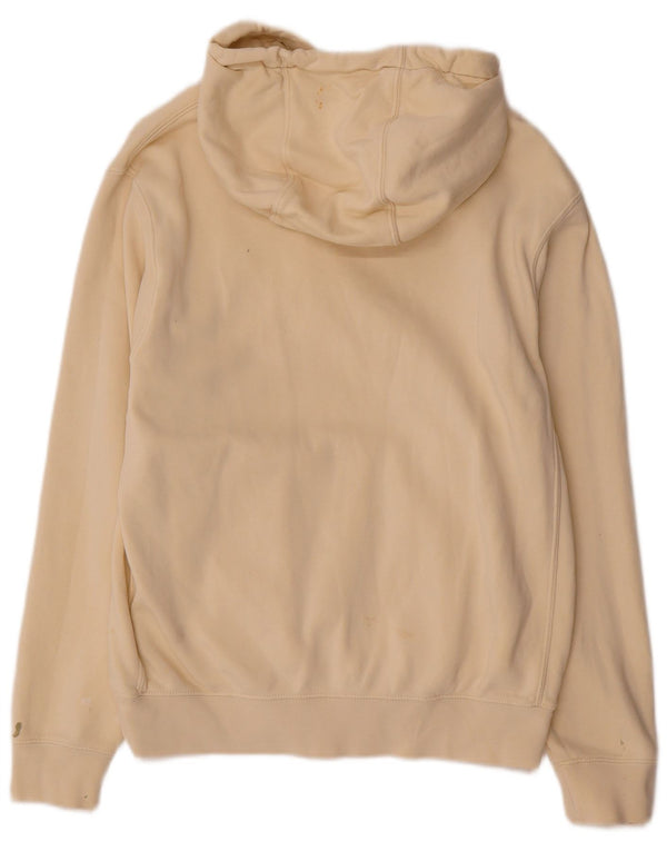 Nike Herren Kapuzenpullover, Größe S, cremefarbene Baumwolle