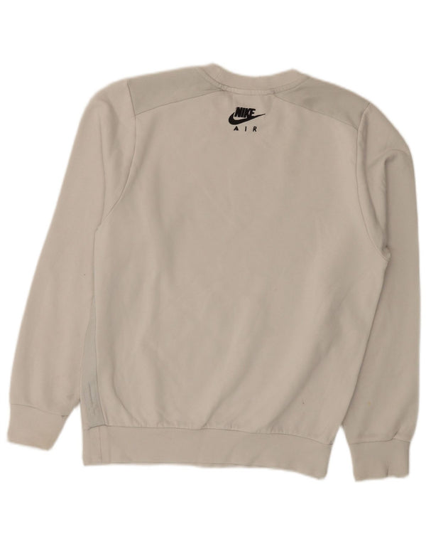 Nike Herren-Sweatshirt mit Grafik, XS, weiße Baumwolle