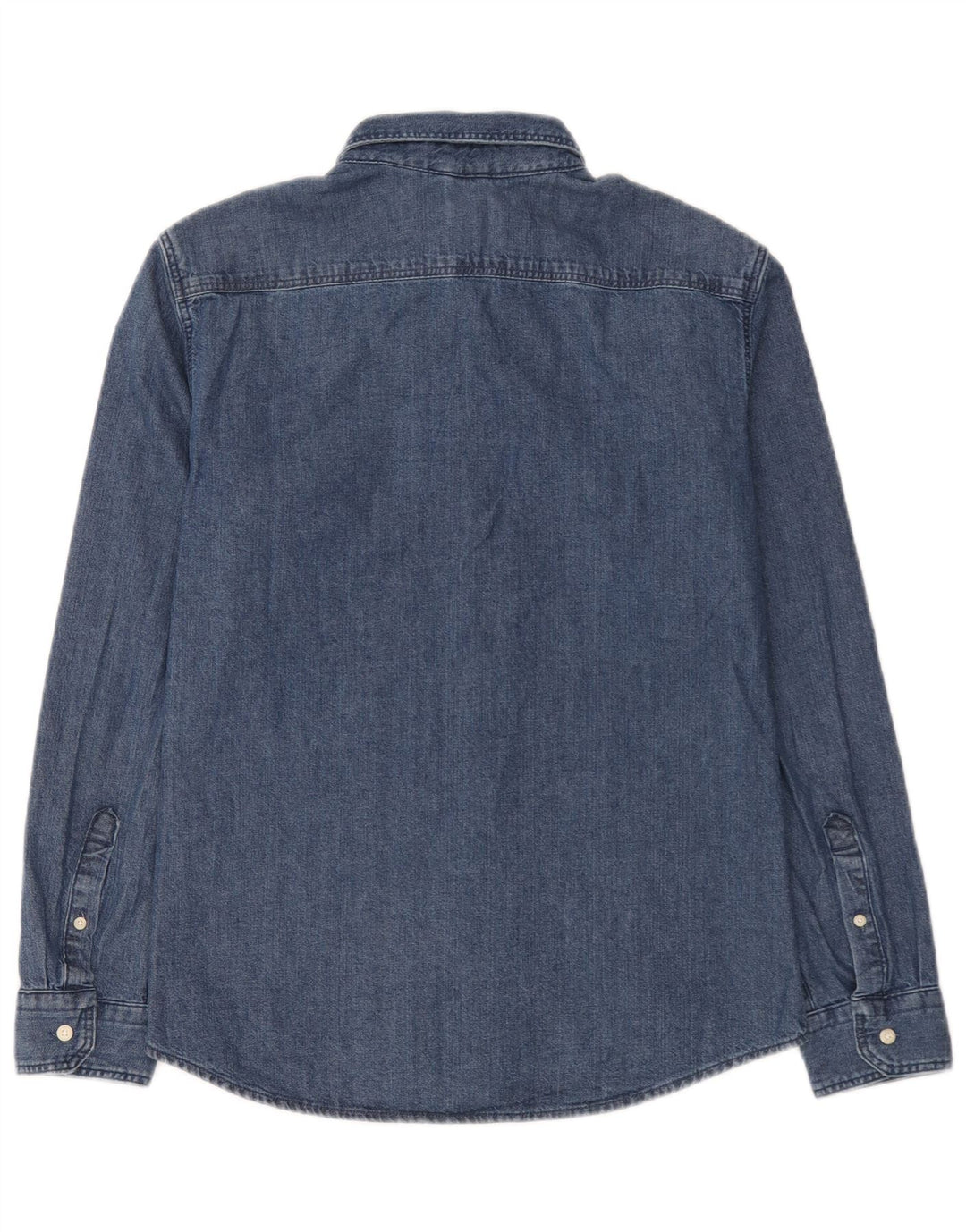 Levi's Herren Slim-Fit-Jeanshemd aus mittelblauer Baumwolle