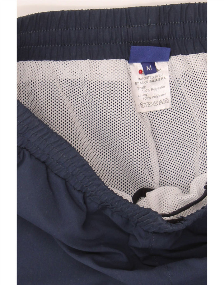 ASICS Womens Tracksuit Trousers UK 12 Medium Navy Blue Polyester Vintage Asics and Second-Hand Asics from Messina Hembry 