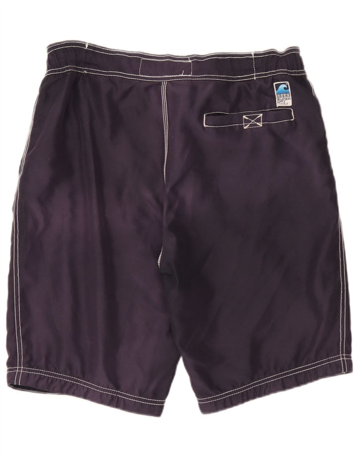 Superdry Herren-Badeshorts mit Grafik, mittelgroß, Marineblau, Polyester