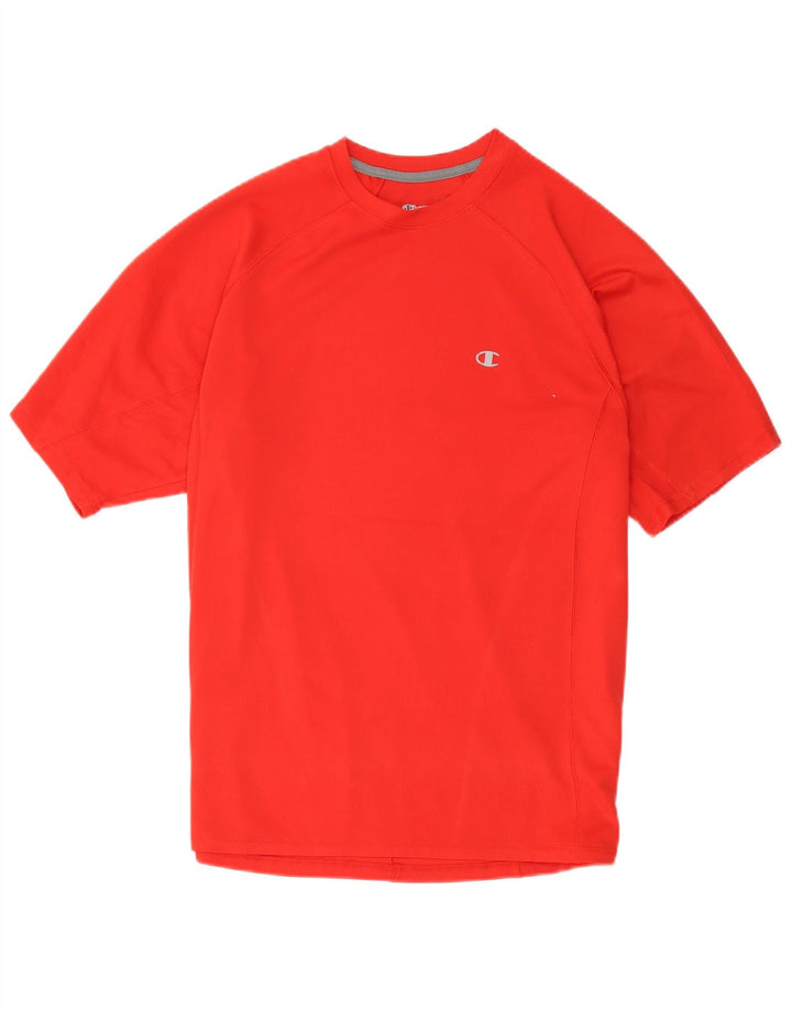 Champion Herren T-Shirt Top Large Rot Polyester
