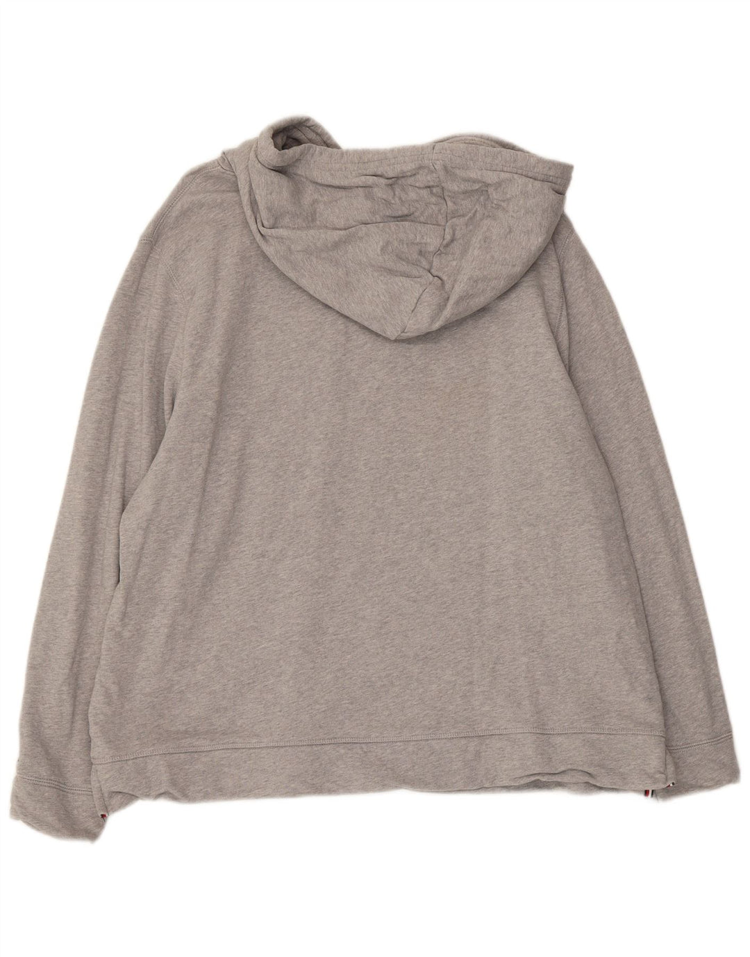 Tommy Hilfiger Herren-Kapuzenpullover mit Grafik, 2XL, graue Baumwolle