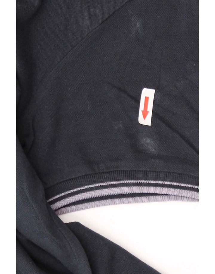 Kappa Herren-Poloshirt, mittelmarineblaue Baumwolle
