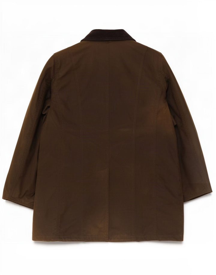 Barbour Damenmantel aus gewachster Baumwolle, UK 20 2XL Khaki