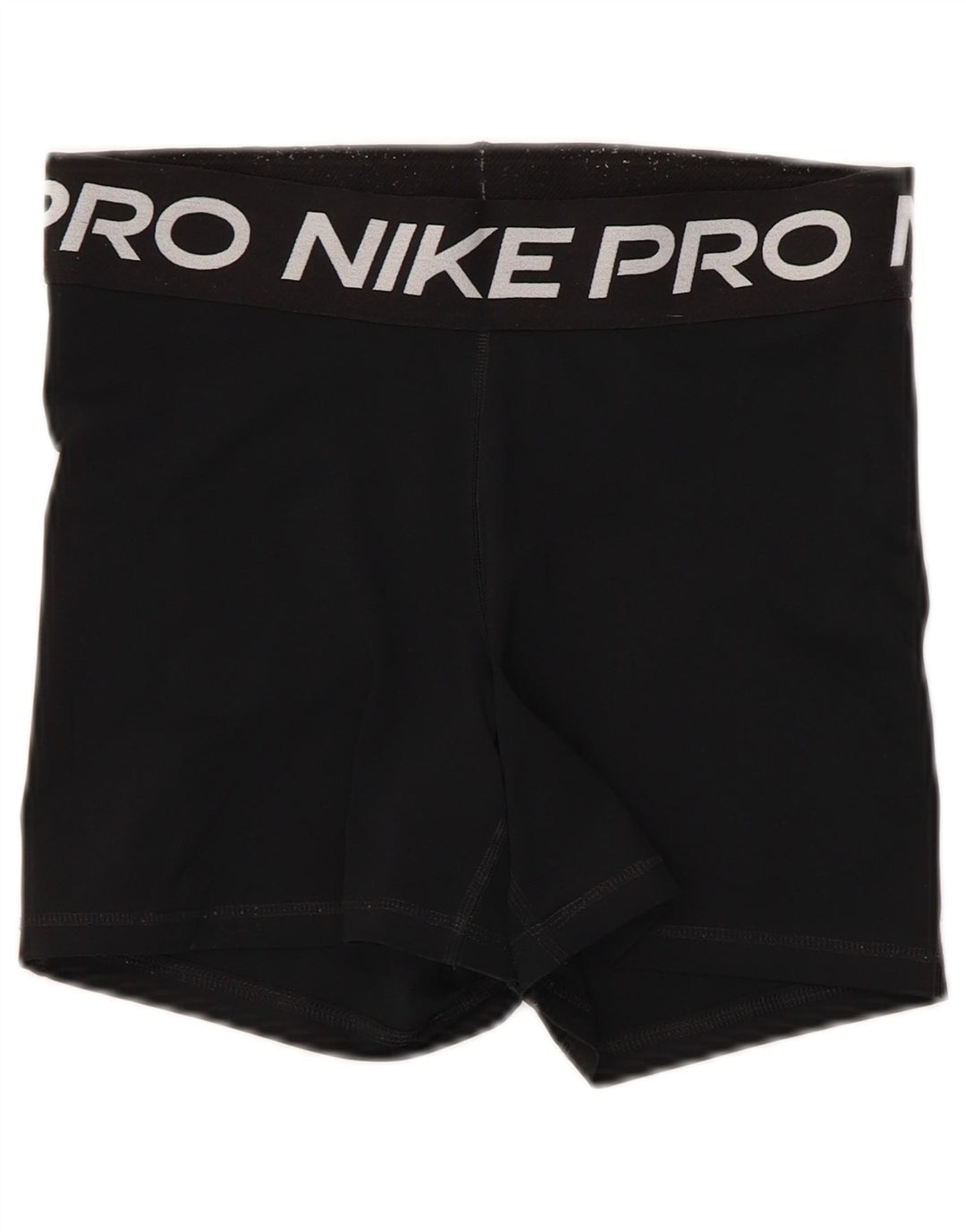 Nike Damen Dri Fit Graphic Sport Shorts UK 12 Medium Schwarz Polyester