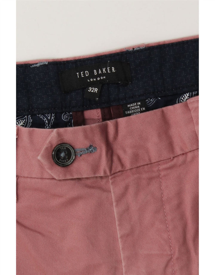 Ted Baker Herren Chinoshorts W32 Mittelrosa
