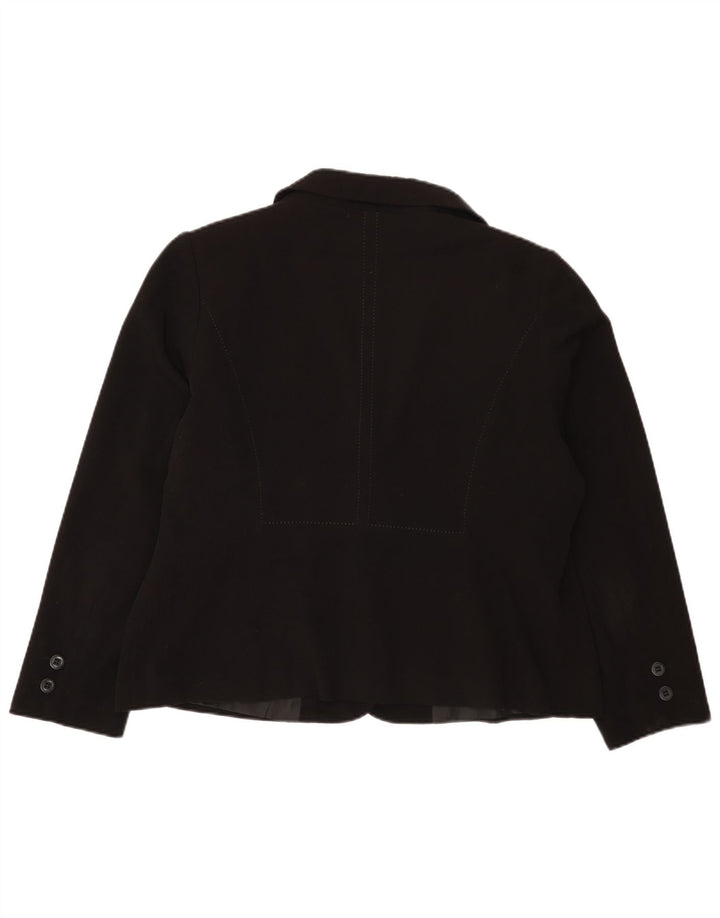 Marks & Spencer Damen-Blazer mit 2 Knöpfen, UK 20, 2XL, Schwarz, Polyester