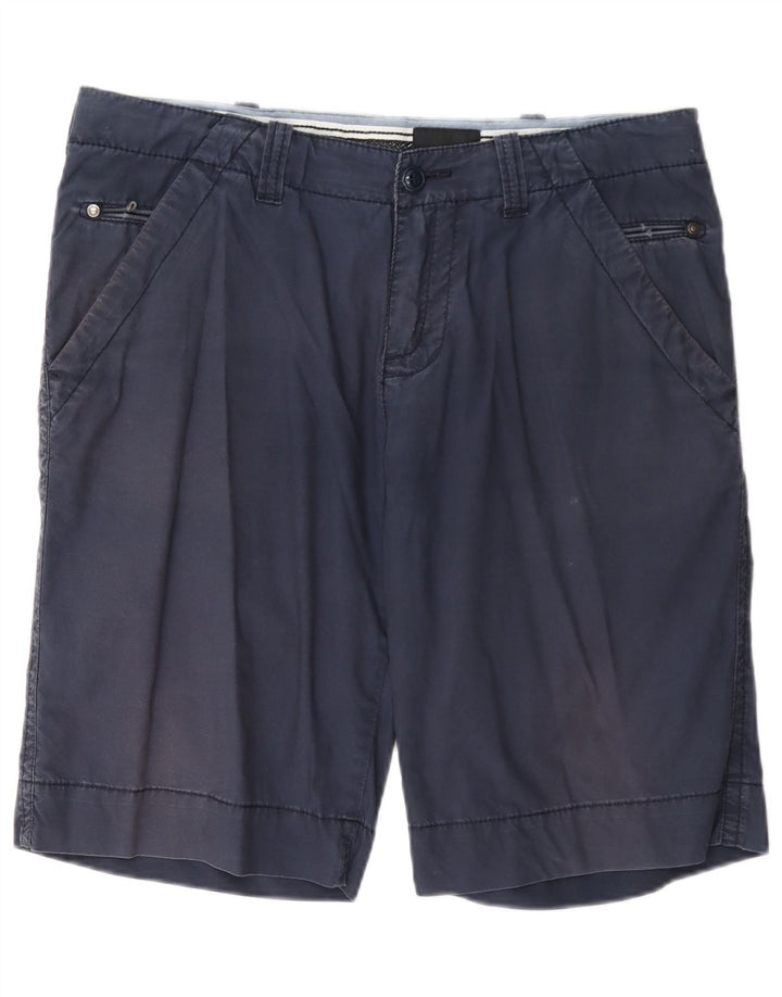 Calvin Klein Herren Chino-Shorts W32 Medium Navy Blue Cotton