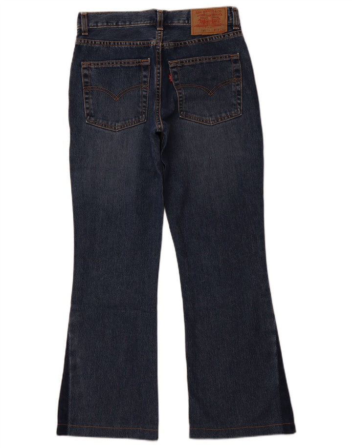 LEVI'S Damen 525 Bootcut Jeans W28 L28 Blaue Baumwolle