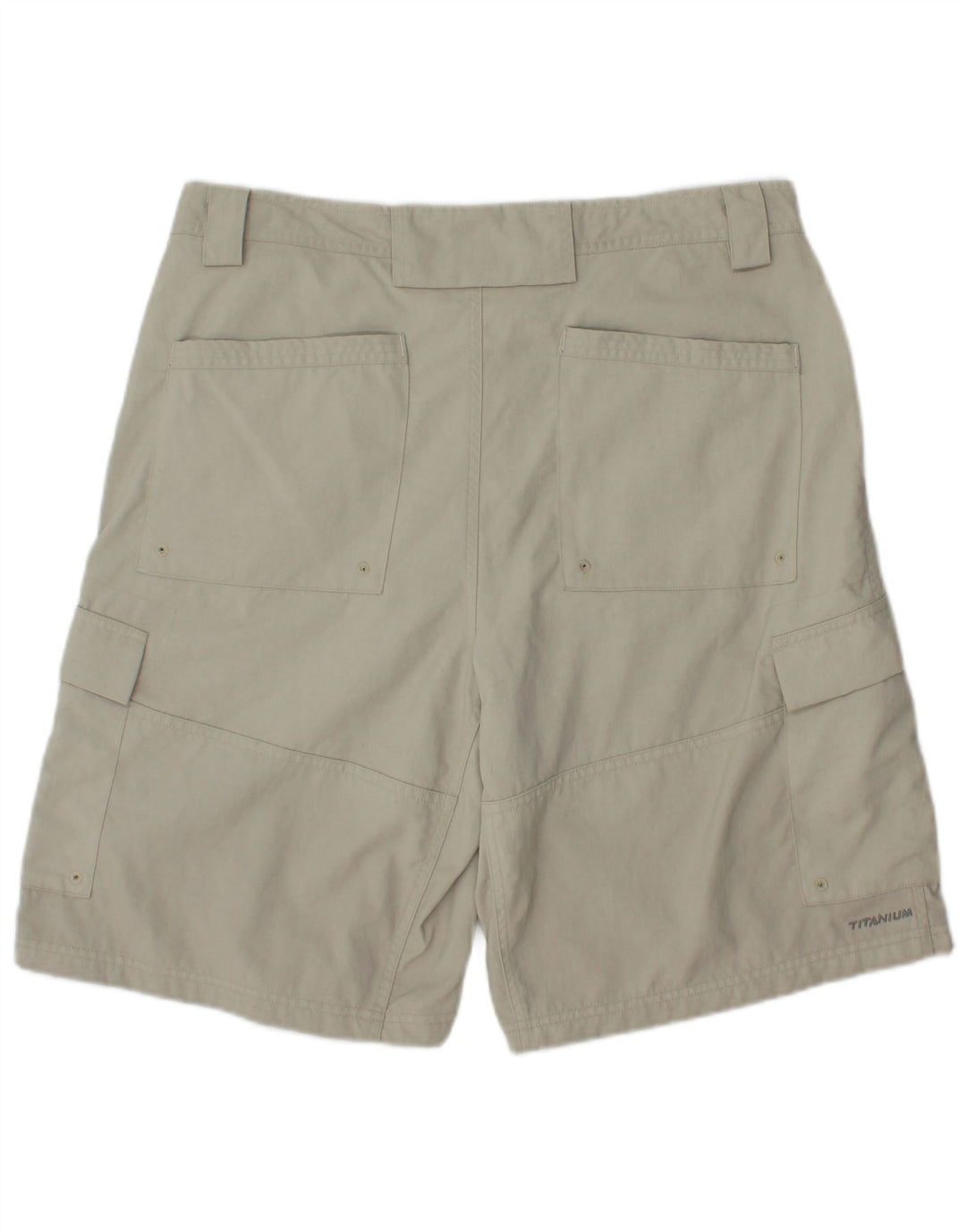 Columbia Herren-Cargoshorts W34, großes graues Nylon