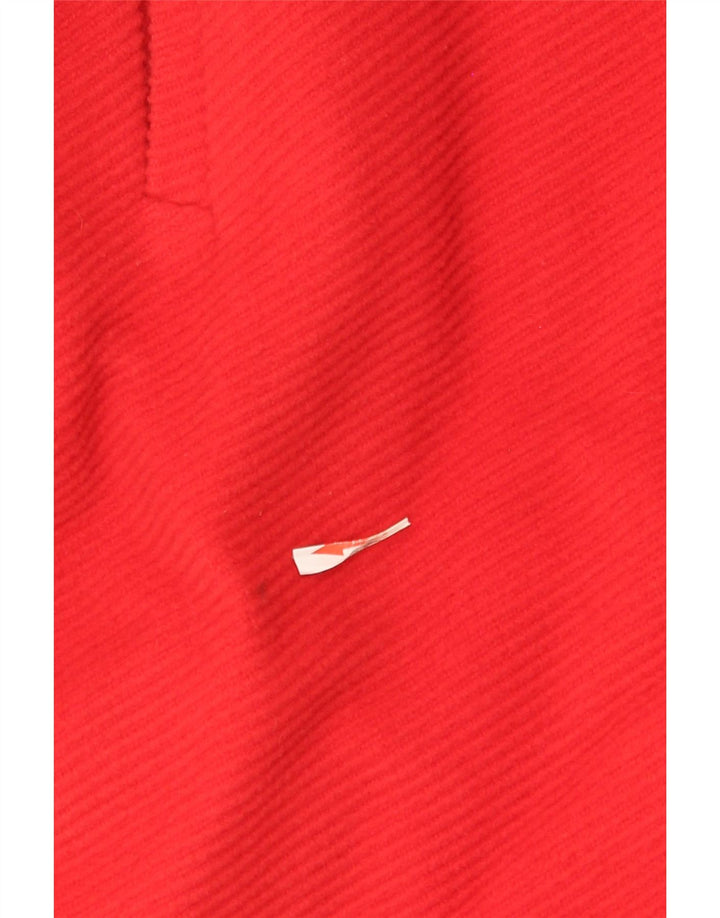 Valentino Damen Übergroßer Mantel IT 40 Kleine rote Colourblock-Wolle