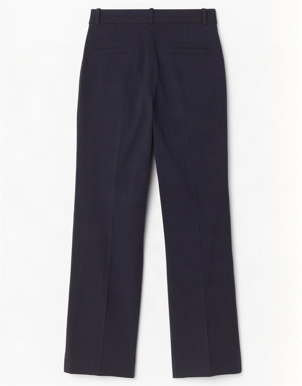 Massimo Dutti Damen gerade Anzughose EU 36 XS W26 L30 Marineblau