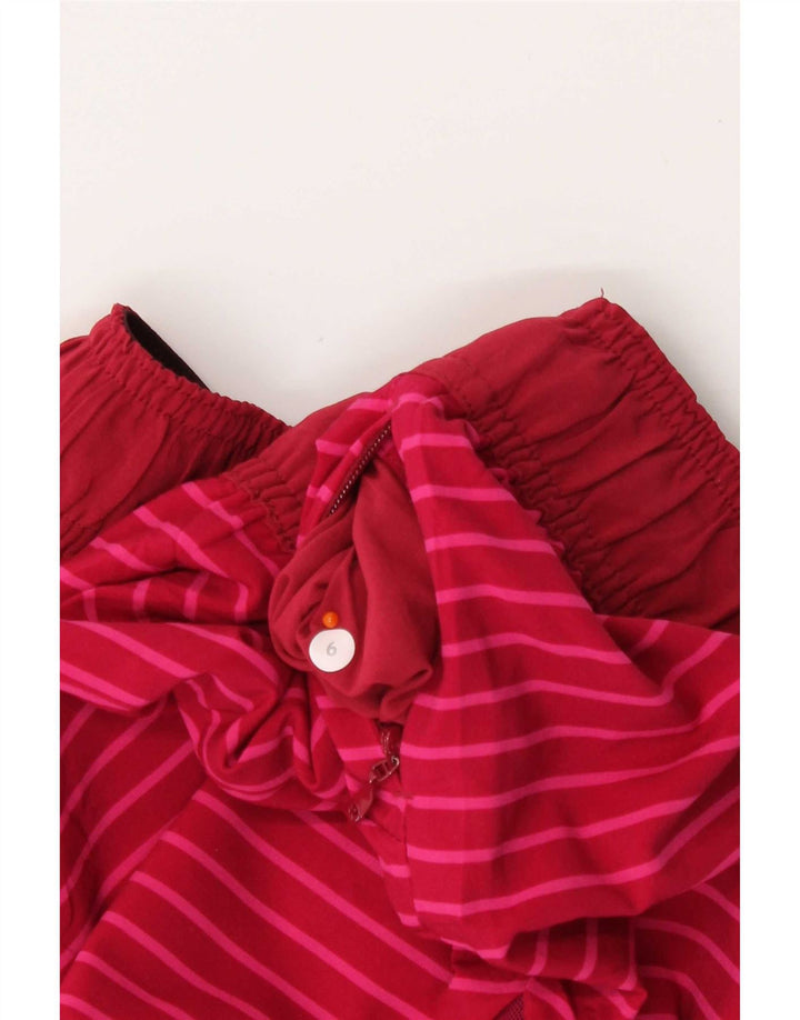 Lululemon Damen Sportshorts US 6 Mittelrosa gestreift