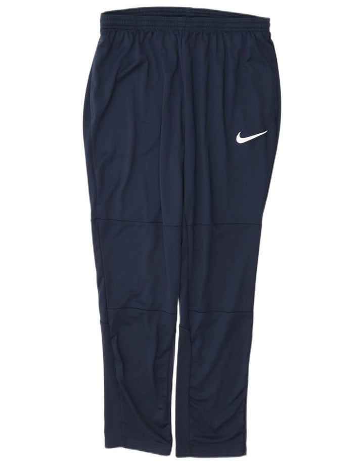 Nike Herren Dri Fit Trainingshose, Größe L, Marineblau