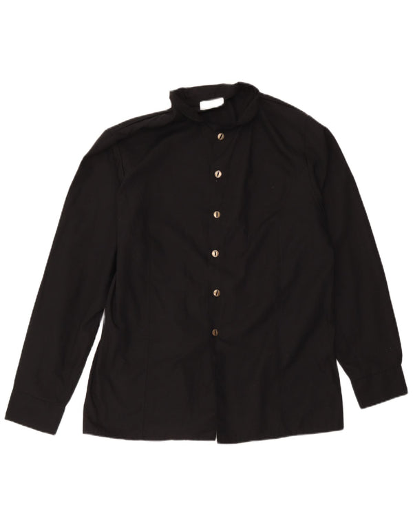 Mary Coppinger Herrenhemd Mittelschwarzes Polyester