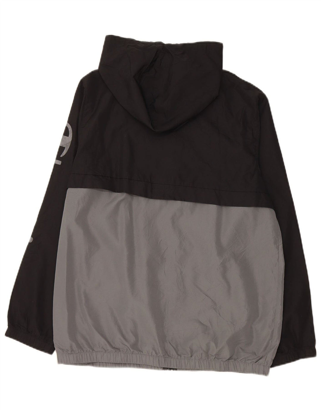 CHAMPION Damen-Trainingsanzugoberteil mit Grafik, UK 14, Größe L, Schwarz, Farbblock