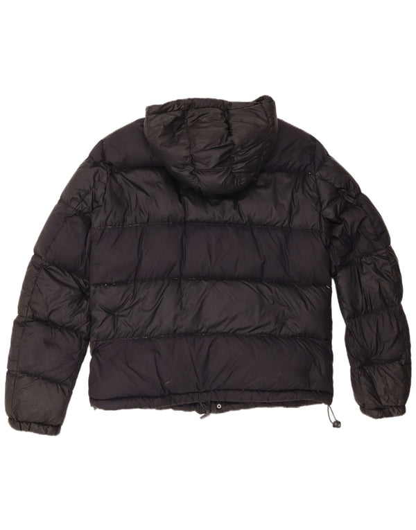 Armani Jeans Herren-Jacke mit Kapuze, gepolstert, EU 54, XL, Schwarz, Polyamid