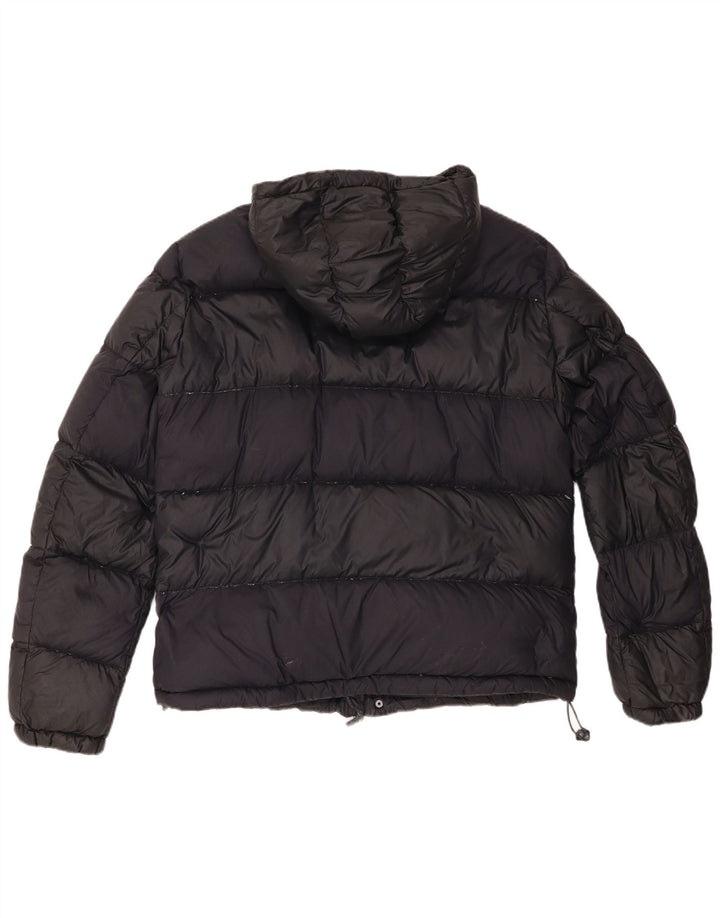 Armani Jeans Herren-Jacke mit Kapuze, gepolstert, EU 54, XL, Schwarz, Polyamid