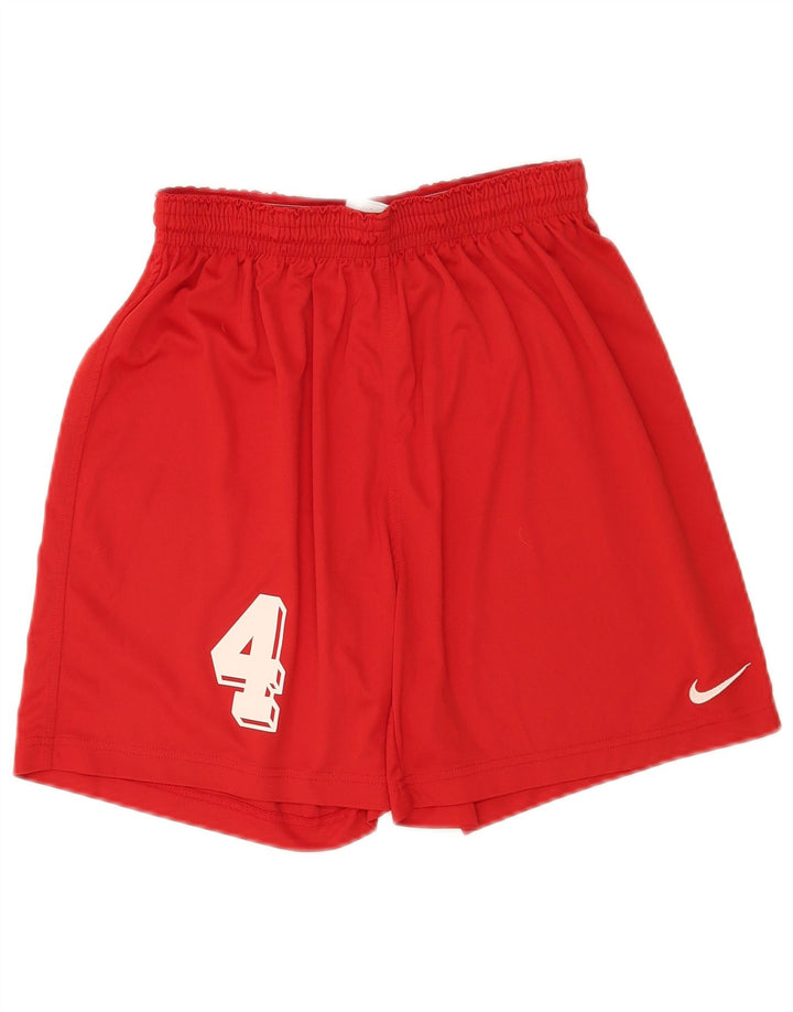 Nike Herren-Sportshorts mit Grafik, groß, rotes Polyester