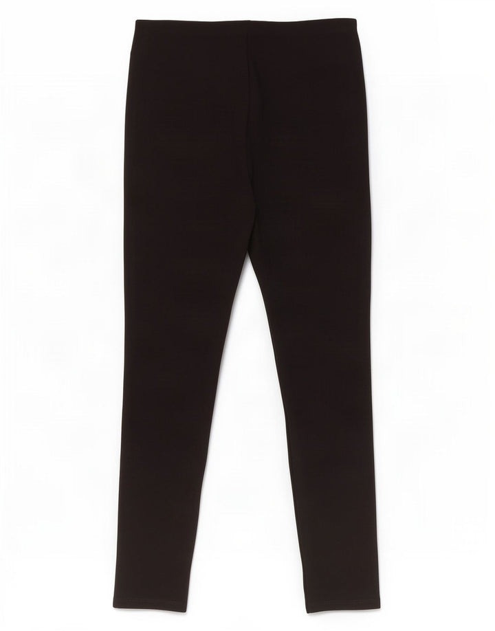 Zara Damen Crop Leggings UK 12 Medium Schwarz