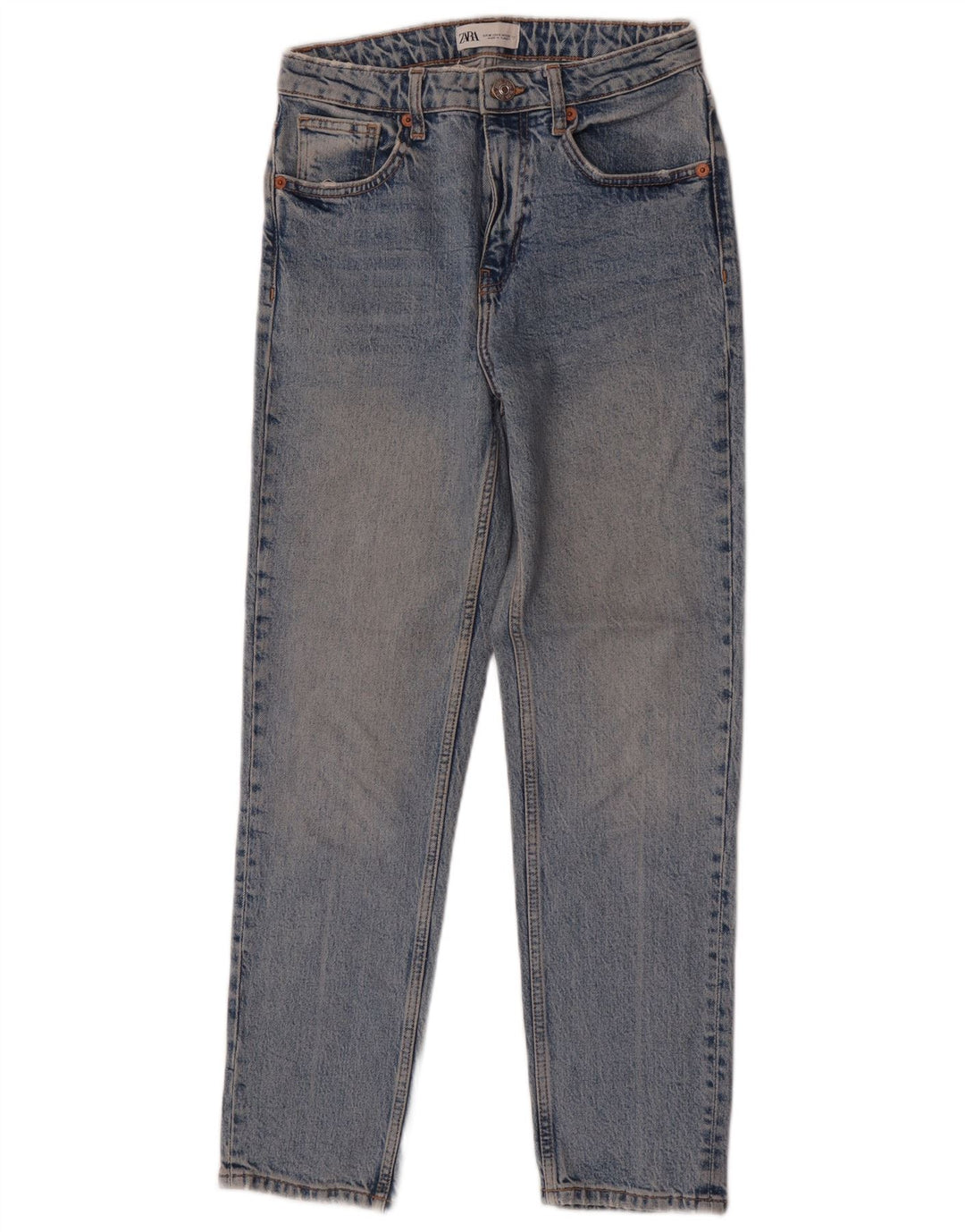 Zara Damen Slim Jeans EU 36 XS W26 L27 Blau