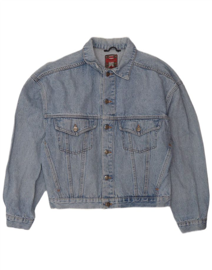 VINTAGE Herren Jeansjacke UK 38 Mittelblau