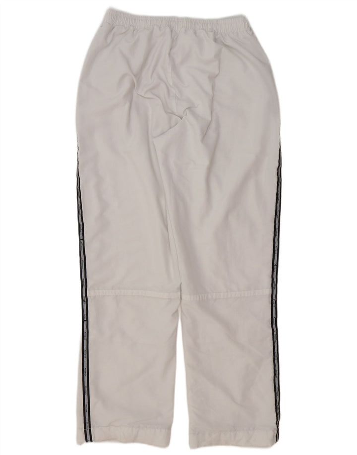 Reebok Herren-Trainingshose mit Grafik, mittelweißes Farbblock-Polyester