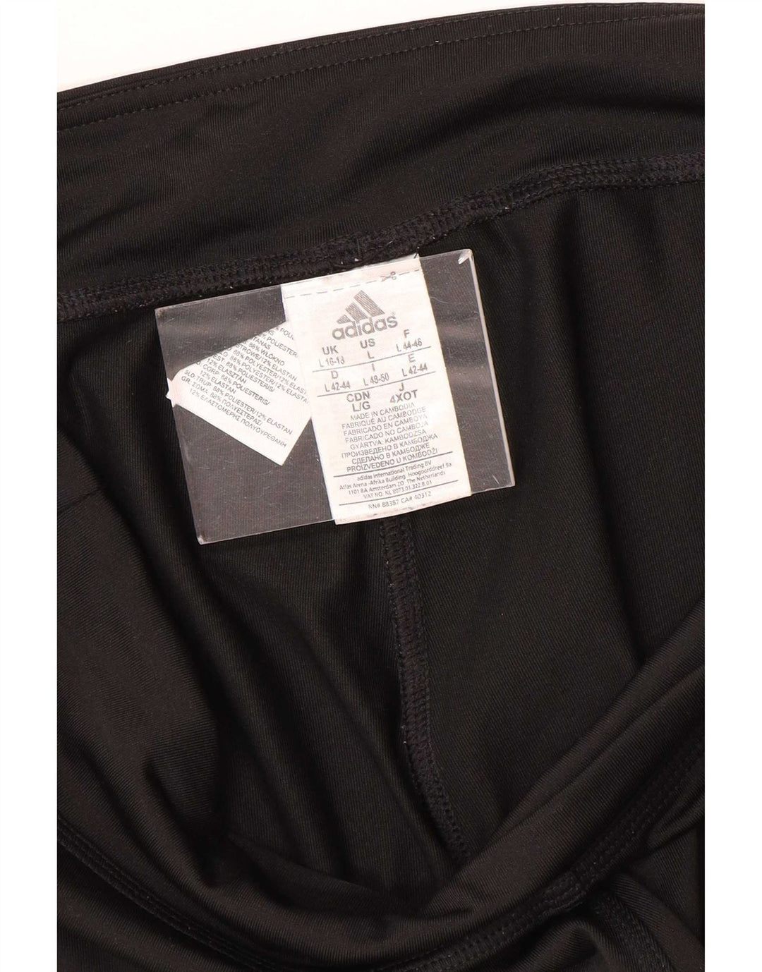 Adidas Damen Climalite Capri Leggings UK 16/18 Large Schwarz Polyester