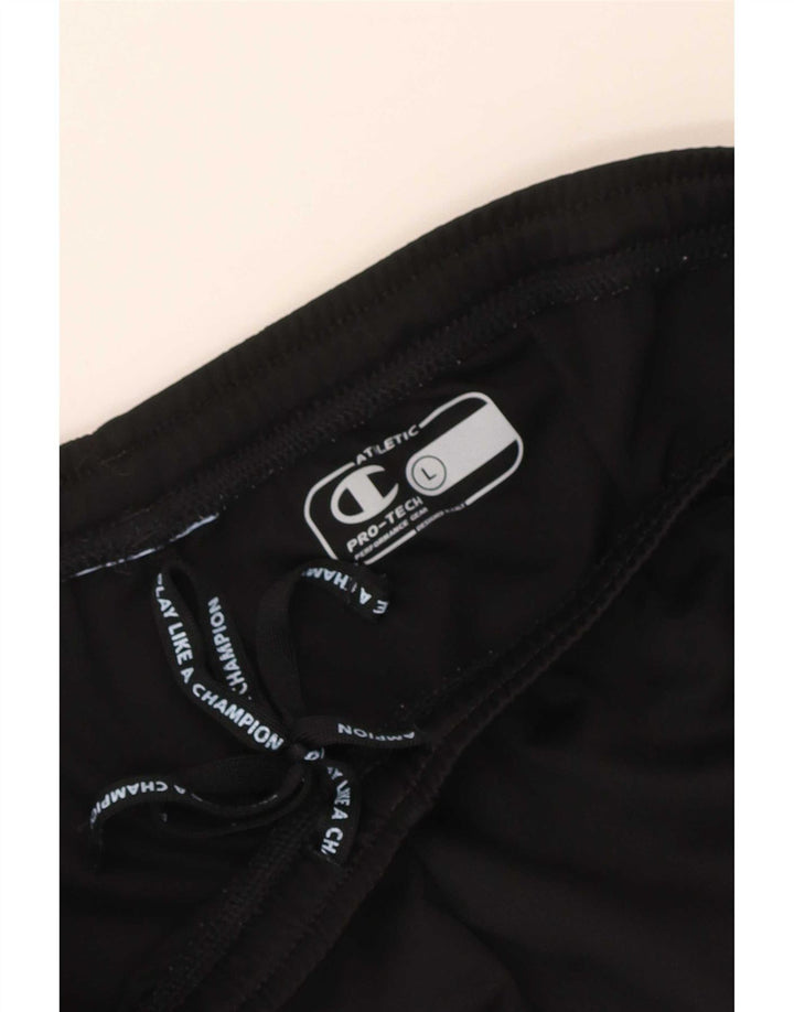 Champion Herren-Sportshorts, Größe L, Schwarz
