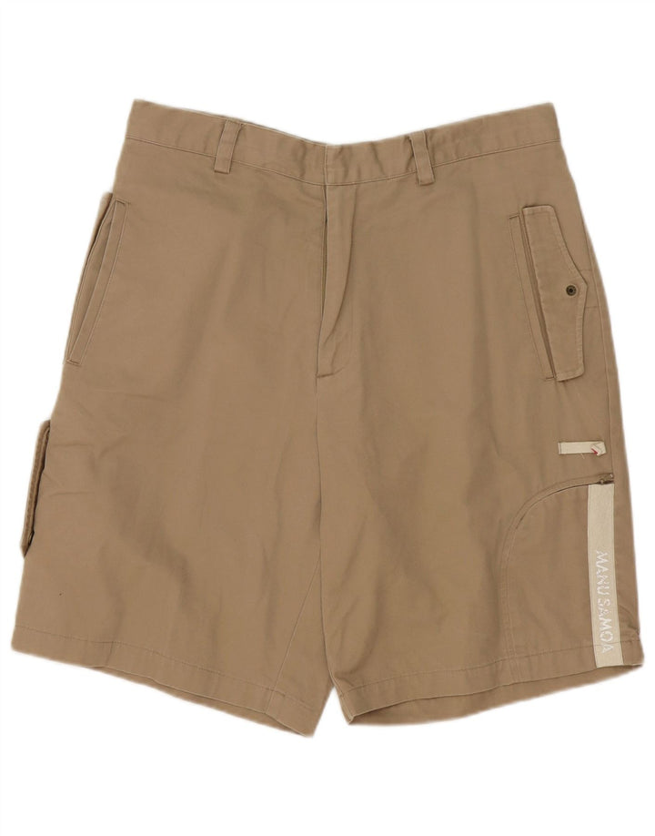 Manu Samoa Herren Cargoshorts W34 Large Beige