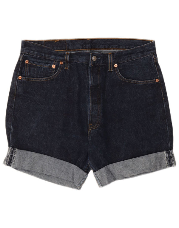 Levi's Herren 501 Denim Shorts W34 Large Marineblau
