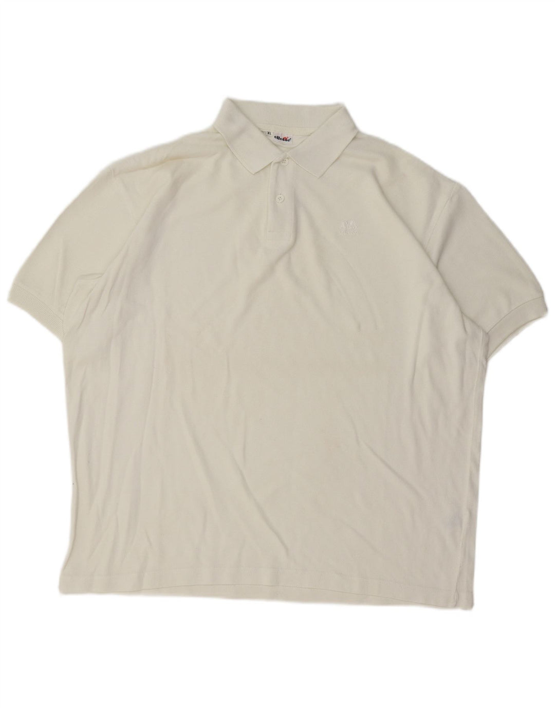 Ellesse Herren Poloshirt XL Weiße Baumwolle