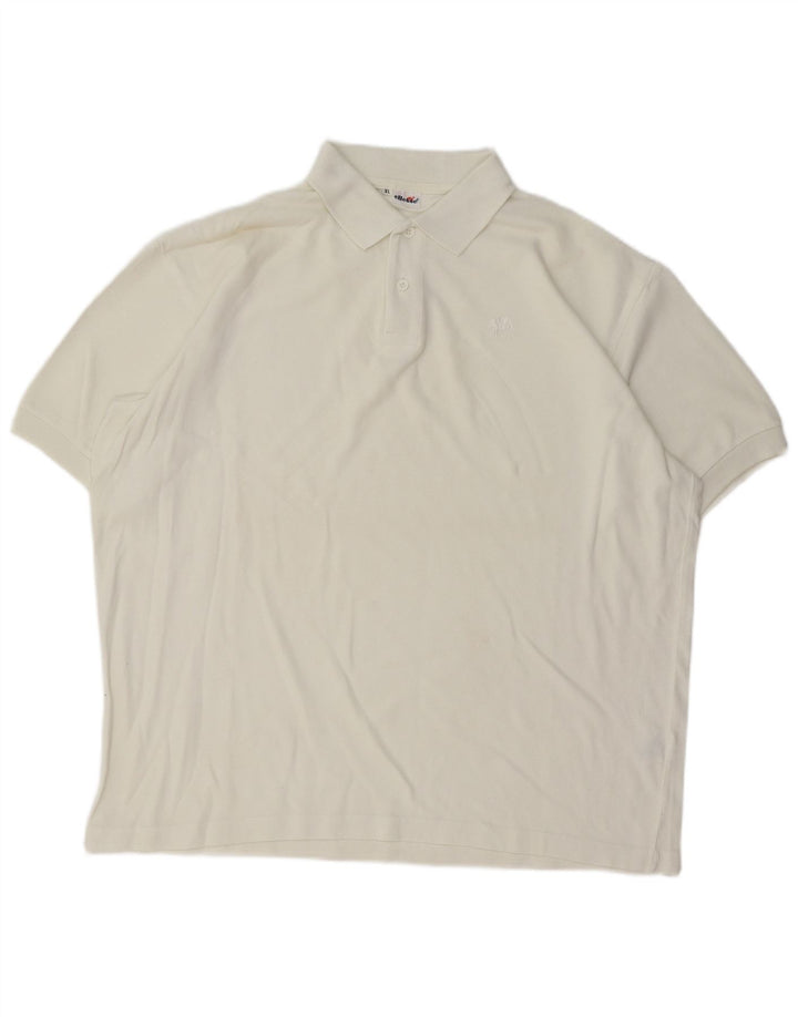 Ellesse Herren Poloshirt XL Weiße Baumwolle