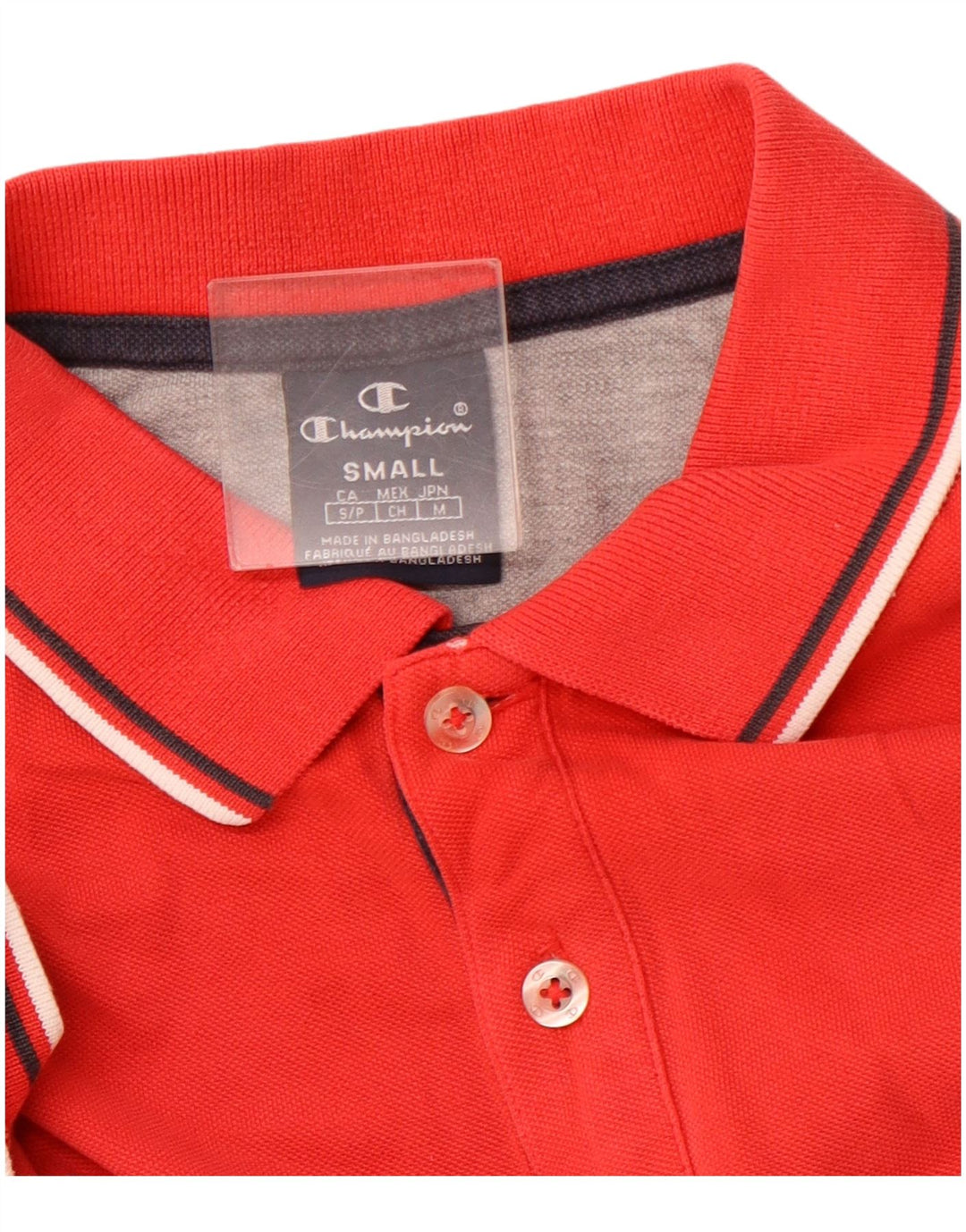 CHAMPION Herren-Poloshirt, Größe S, Rot