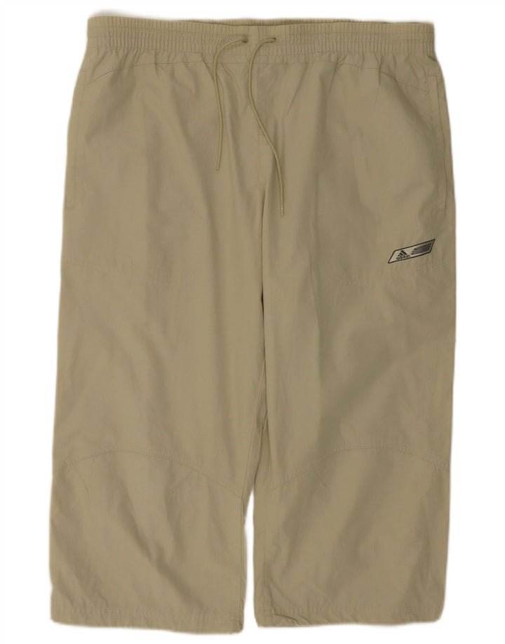 Adidas Herren Capri-Trainingshose, Mittelkhaki, Polyester
