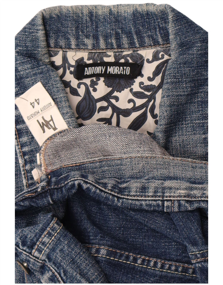 Antony Morato Damen Jeansjacke IT 44 Mittelblau