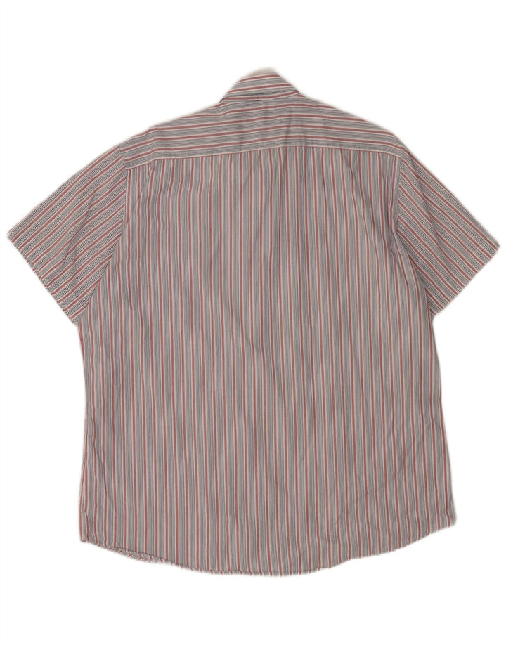 CARRERA Herren Kurzarm-Hemd mit normaler Passform, 2XL, blau gestreift