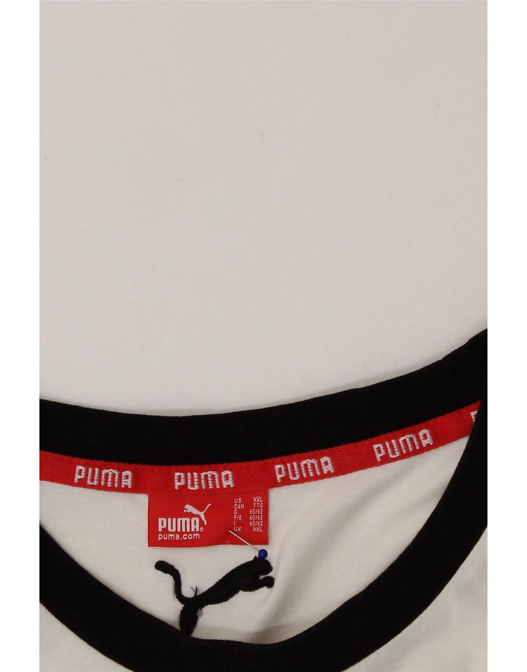 Puma Herren Grafik T-Shirt Top 2XL Weiß
