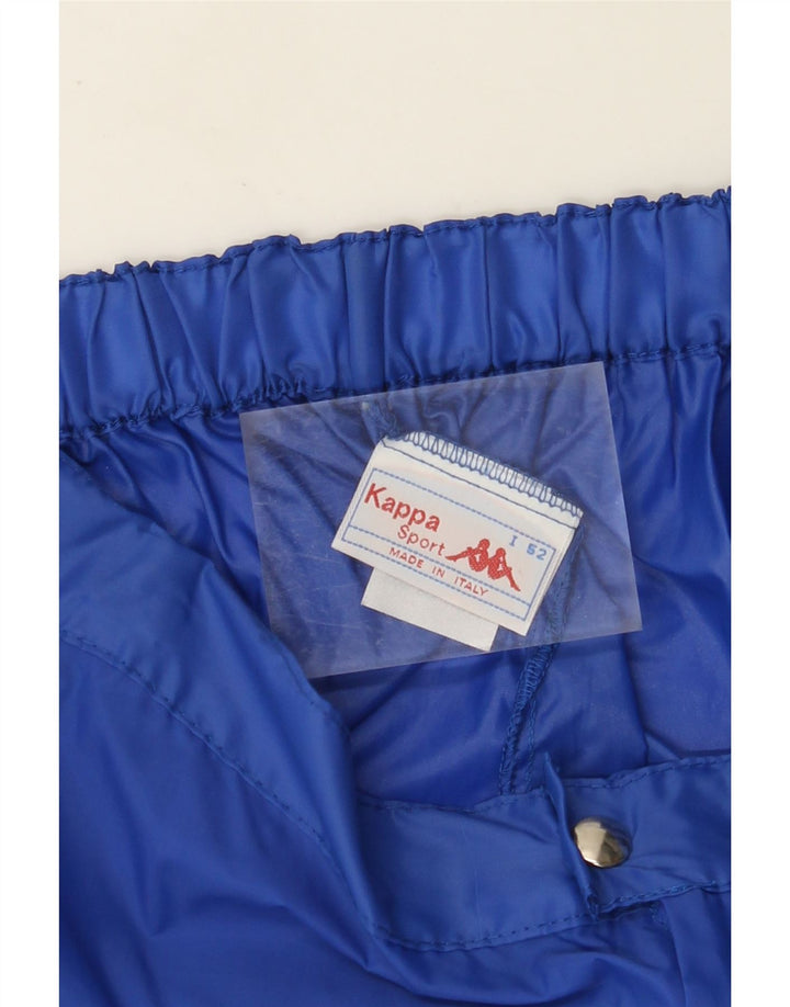 KAPPA Wasserdichte Herren-Hose mit Grafik, IT 52, Größe L, Blau, Farbblock