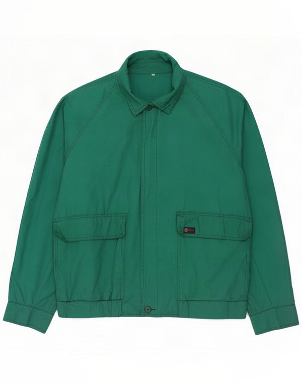 Vintage Herren Bomberjacke UK 40 Large Grüne Baumwolle