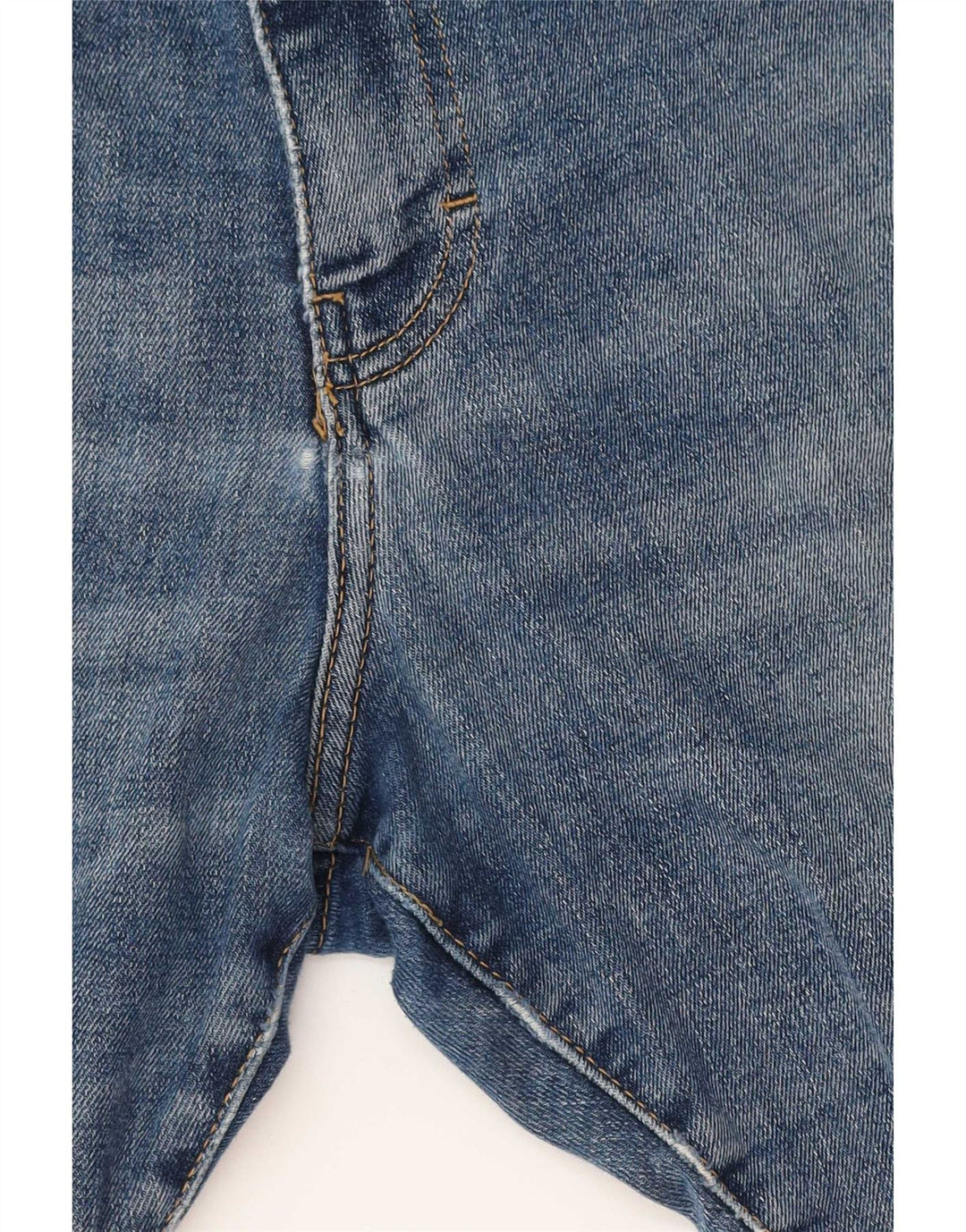 Zara Herren Jeansshorts EU 44 Large W34 Blaue Baumwolle