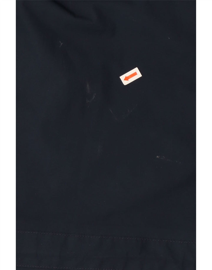 Berghaus Damen-Regenjacke mit Kapuze, übergroß, UK 10, Größe S, marineblaues Nylon
