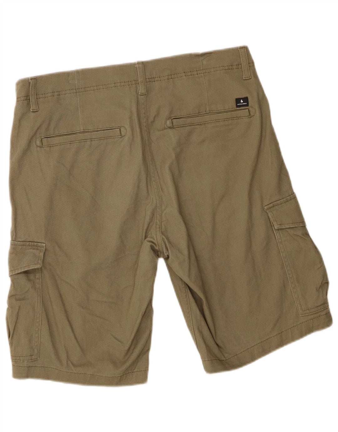 Jack & Jones Herren-Cargoshorts mit normaler Passform, Größe M, W32, Khaki, Baumwolle