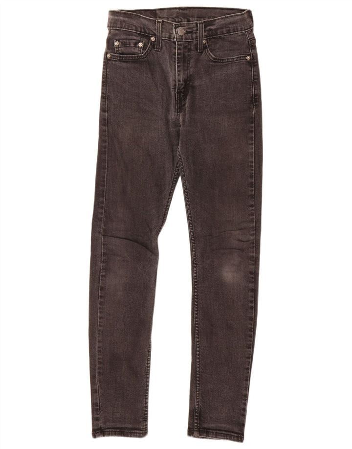Levi's Herren Slim Jeans W32 L28 Schwarze Baumwolle